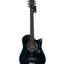 38" Full Size 6 String Acoustic Guitar Black
