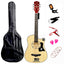 38" Full Size 6 String Guitar Wooden Color