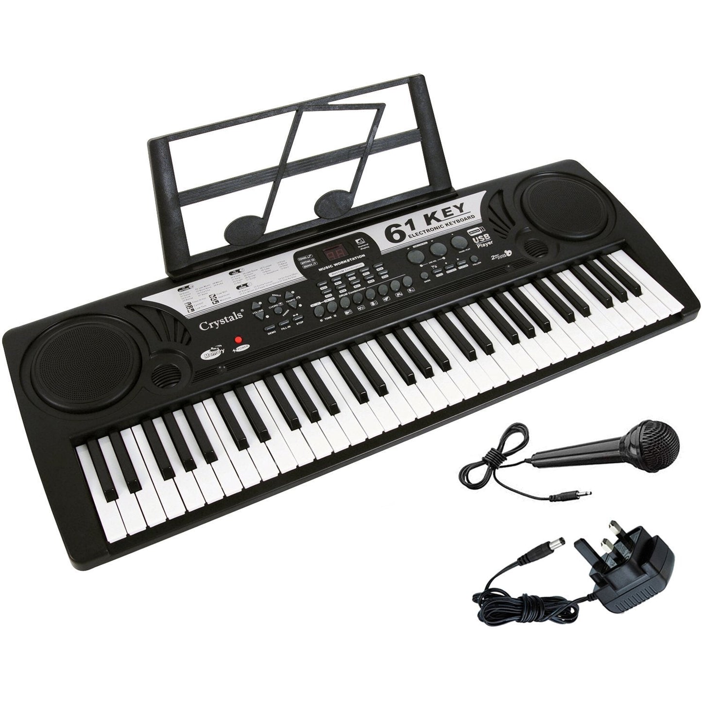 61 Key Electronic Keyboard Workstation Piano